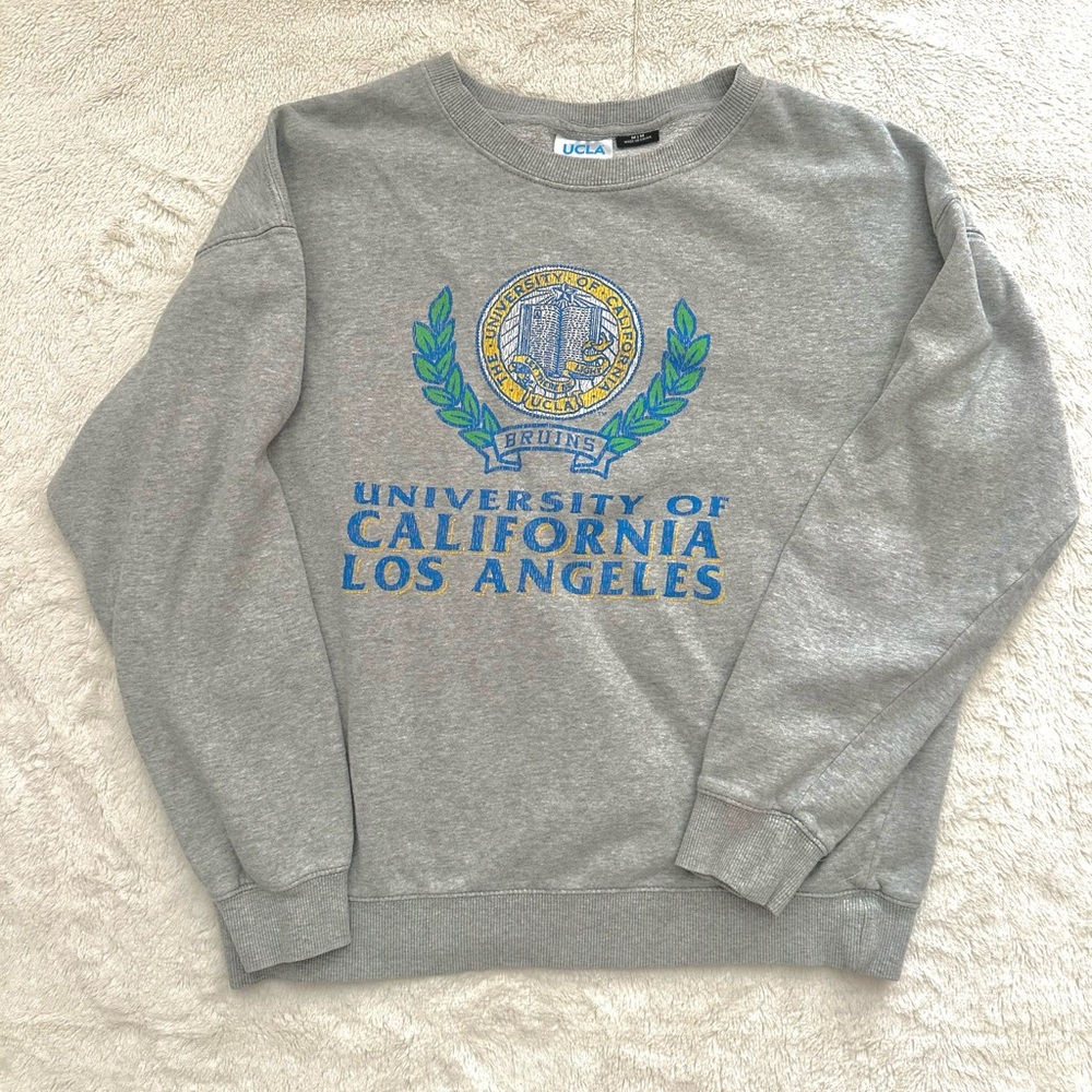 Gray UCLA Crewneck